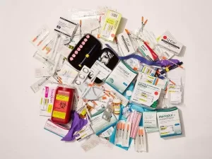 Lots and lots of prescription drugs